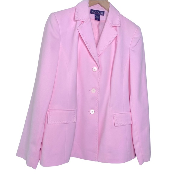 Pink Blacker by Stanley Blacker Jacket - Size 8 - Trendy - Statement Jacket - Picture 8 of 10
